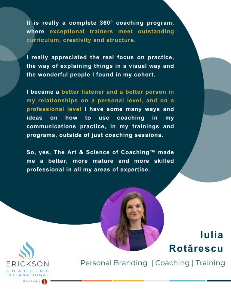 Testimonial TASC Iulia Rotarescu